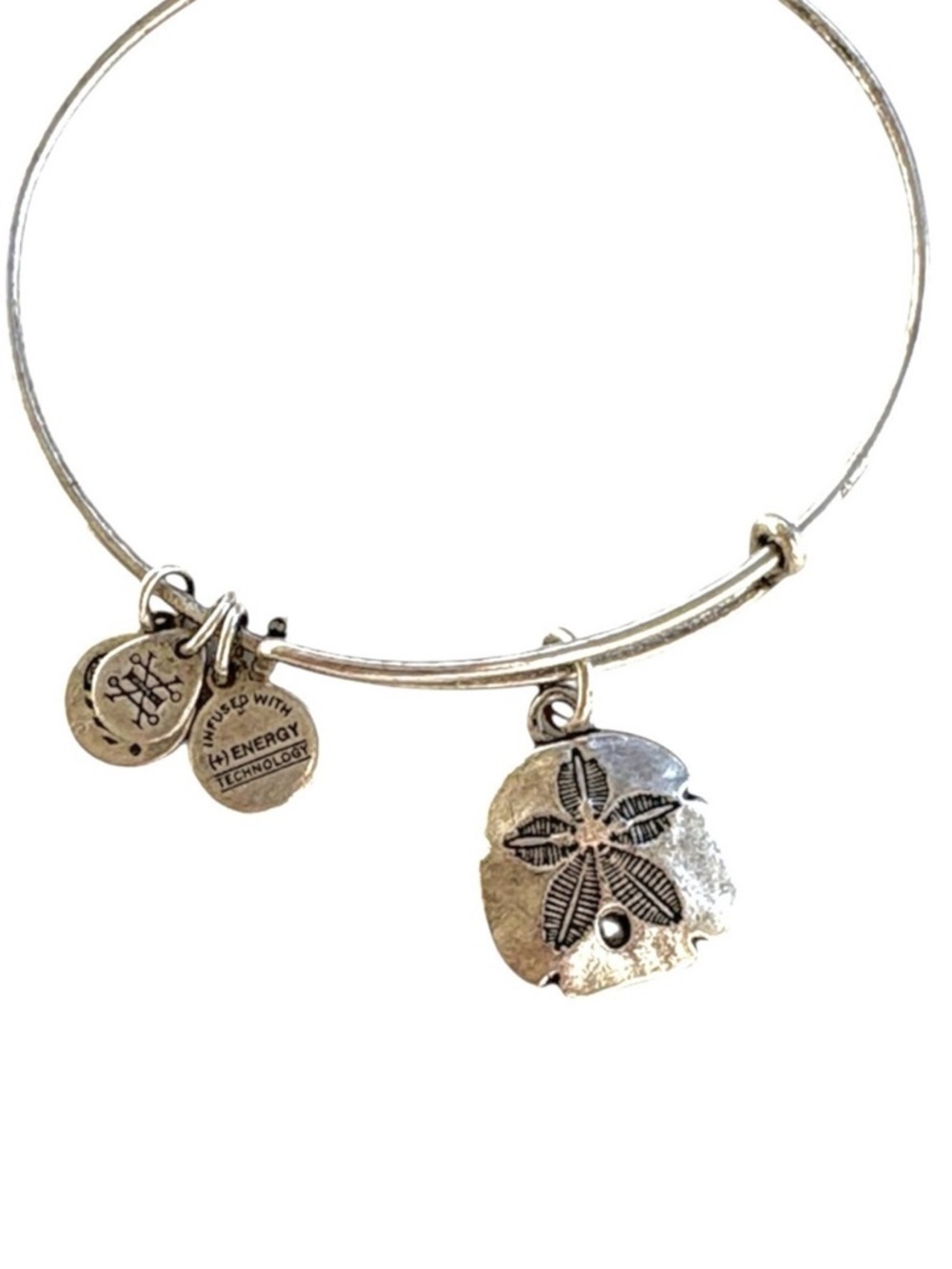 ALEX AND ANI Sand Dollar Bracelet Silver